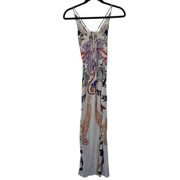 CAROLINA K Scrolls Slip Dress Sz XS - Picture 7 of 8